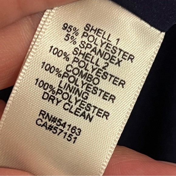 #127 ELIZA J FLORAL NAVY AND PINK TEA LENGTH DRESS 10 - Picture 5 of 6